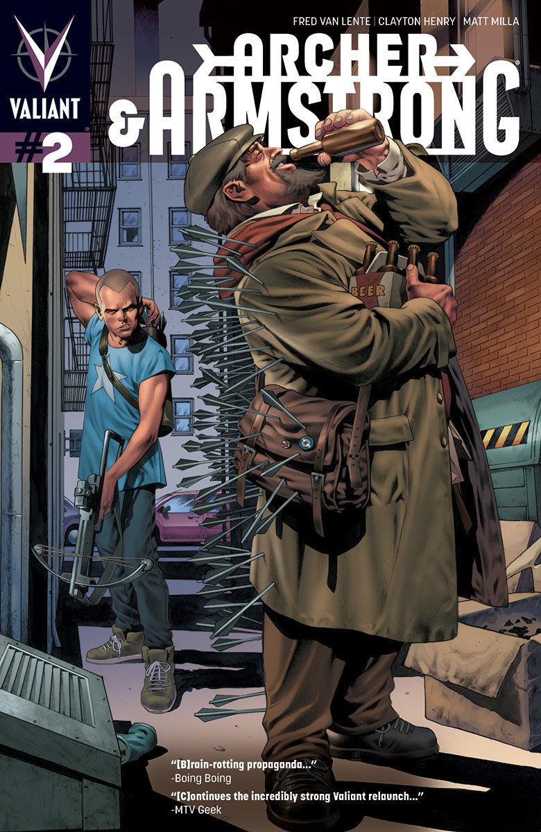 Download Comic Archer & Armstrong Art