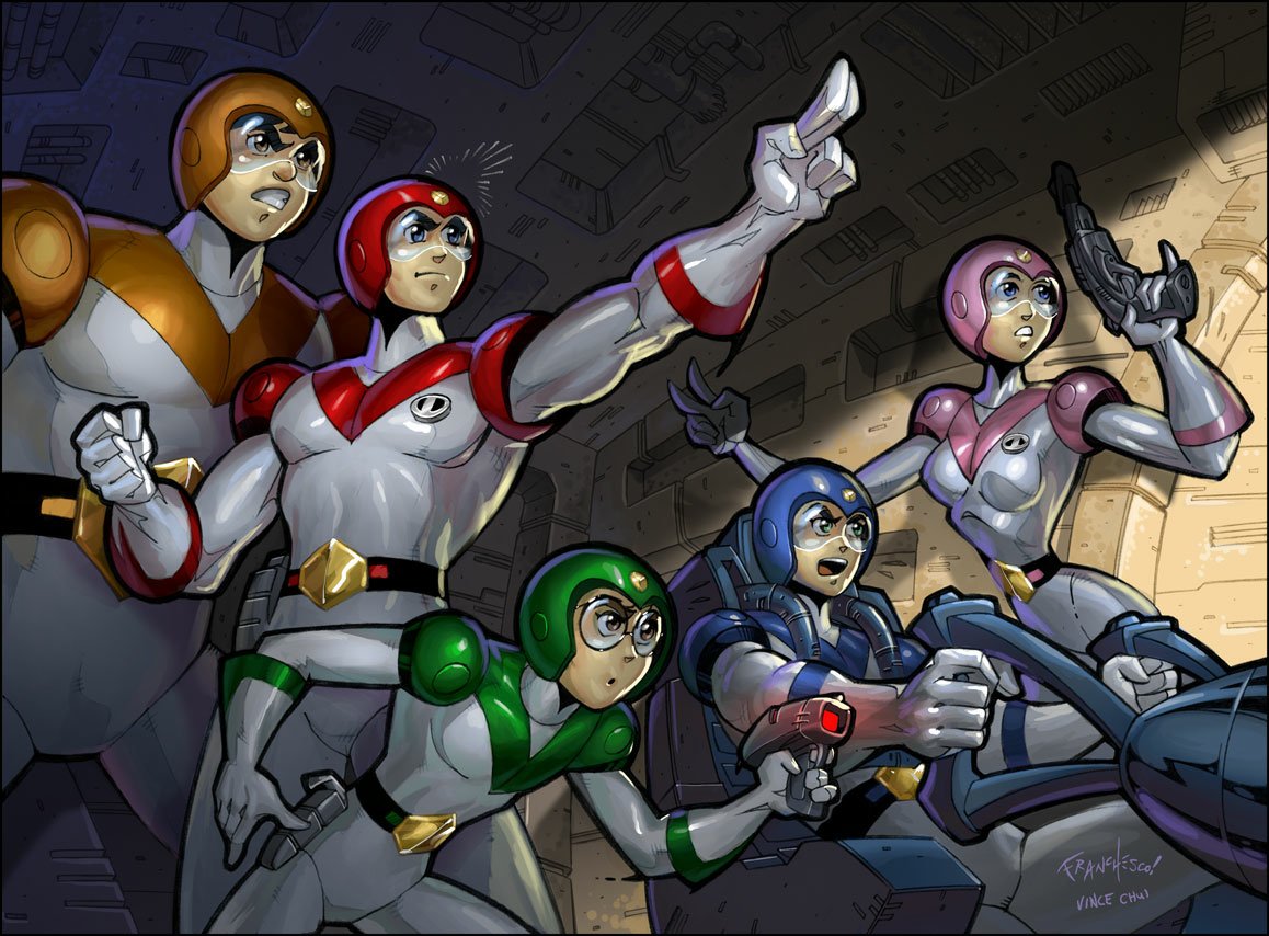 Download Comic Voltron Cartoon Team Superhero Art