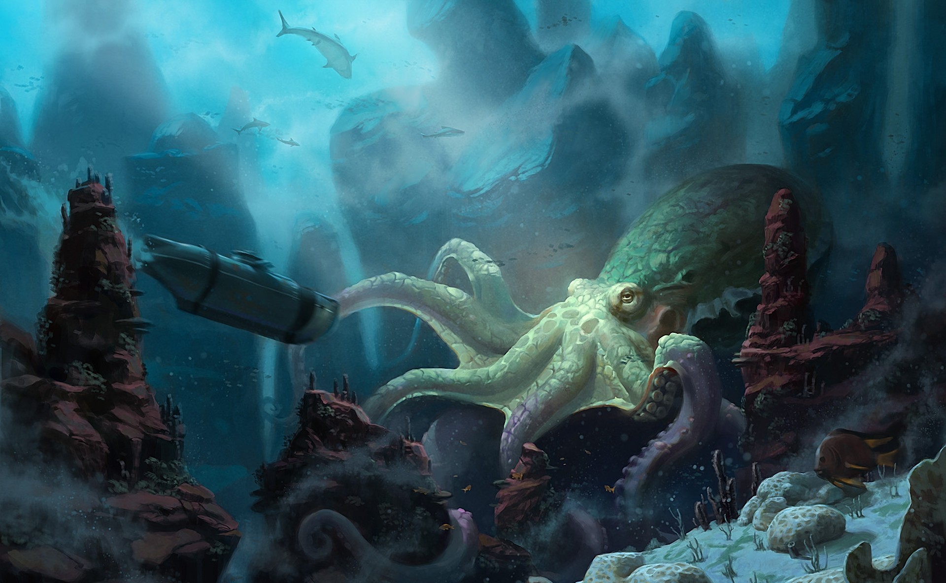 Fantasy Underwater Art