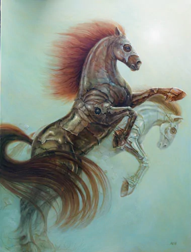  warrior horse by tomasz alen kopera