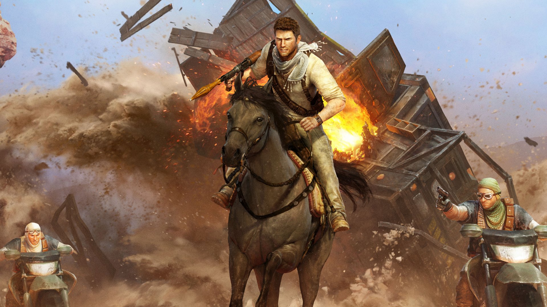 Download Video Game Uncharted 3: Drake's Deception Art