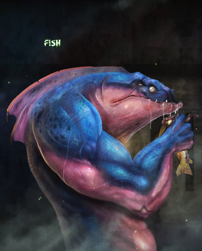 fantasy sea monster Image