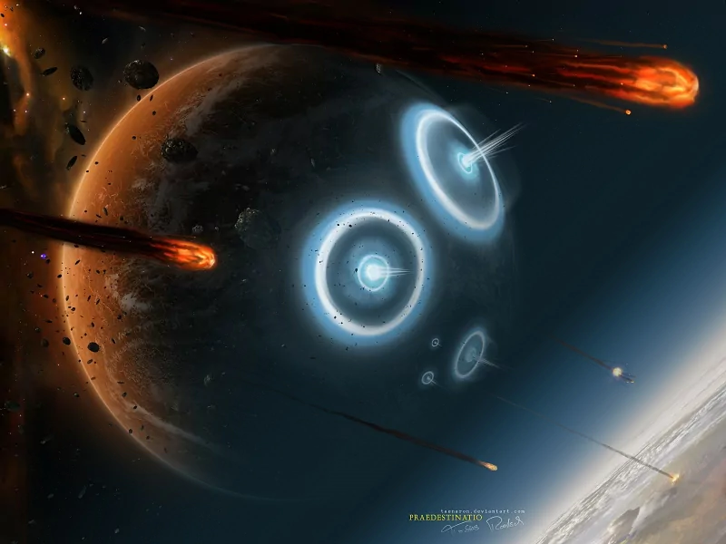 Sci Fi collision Image
