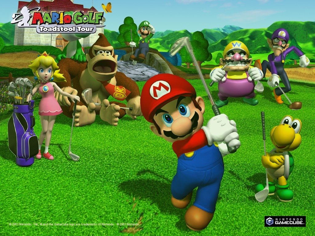Download Video Game Mario Golf Art