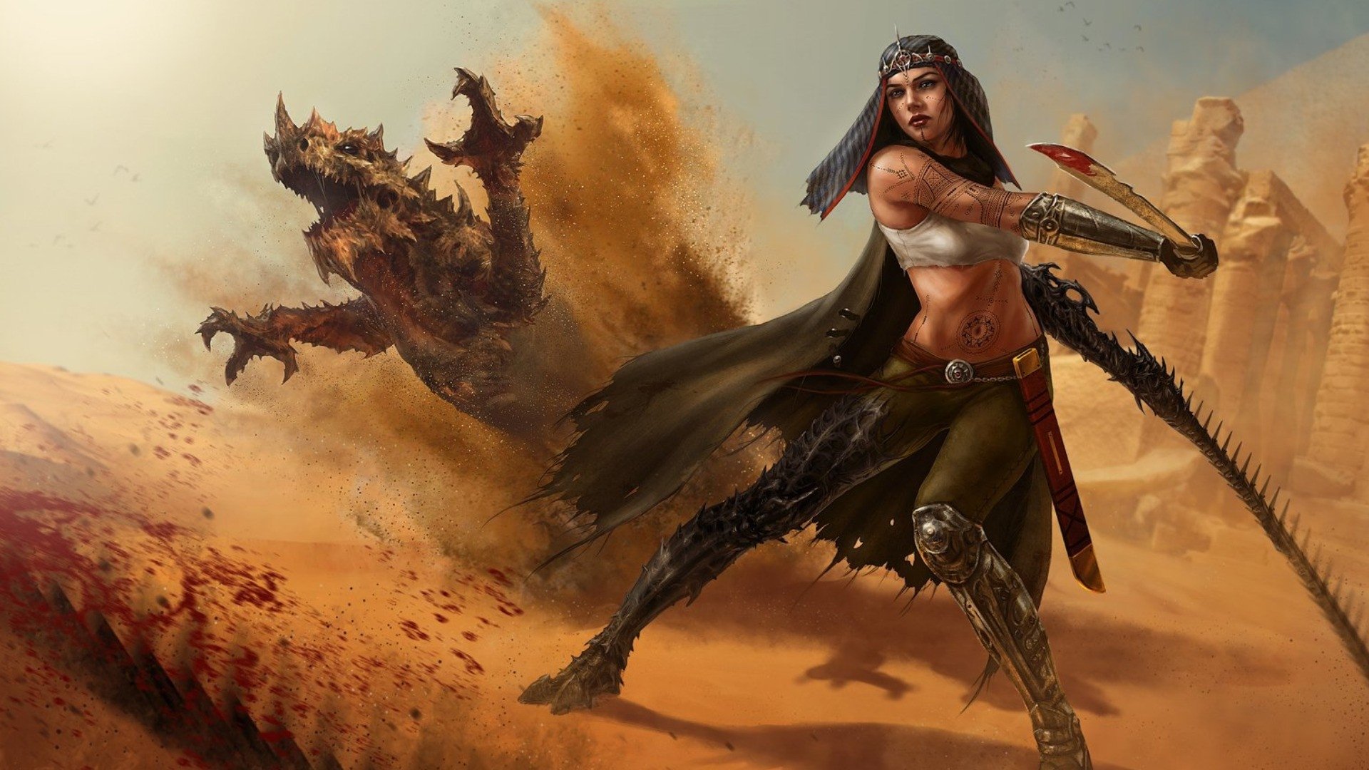 Fantasy Women Warrior Art 9140