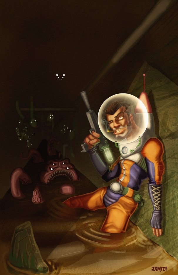 Download Sci Fi Warrior Art