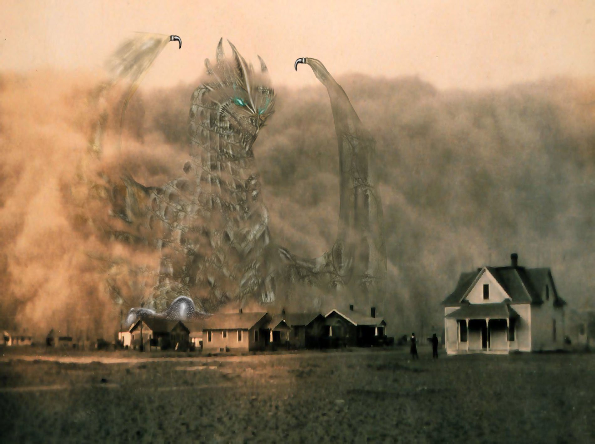 Town dragon by DragonDeer