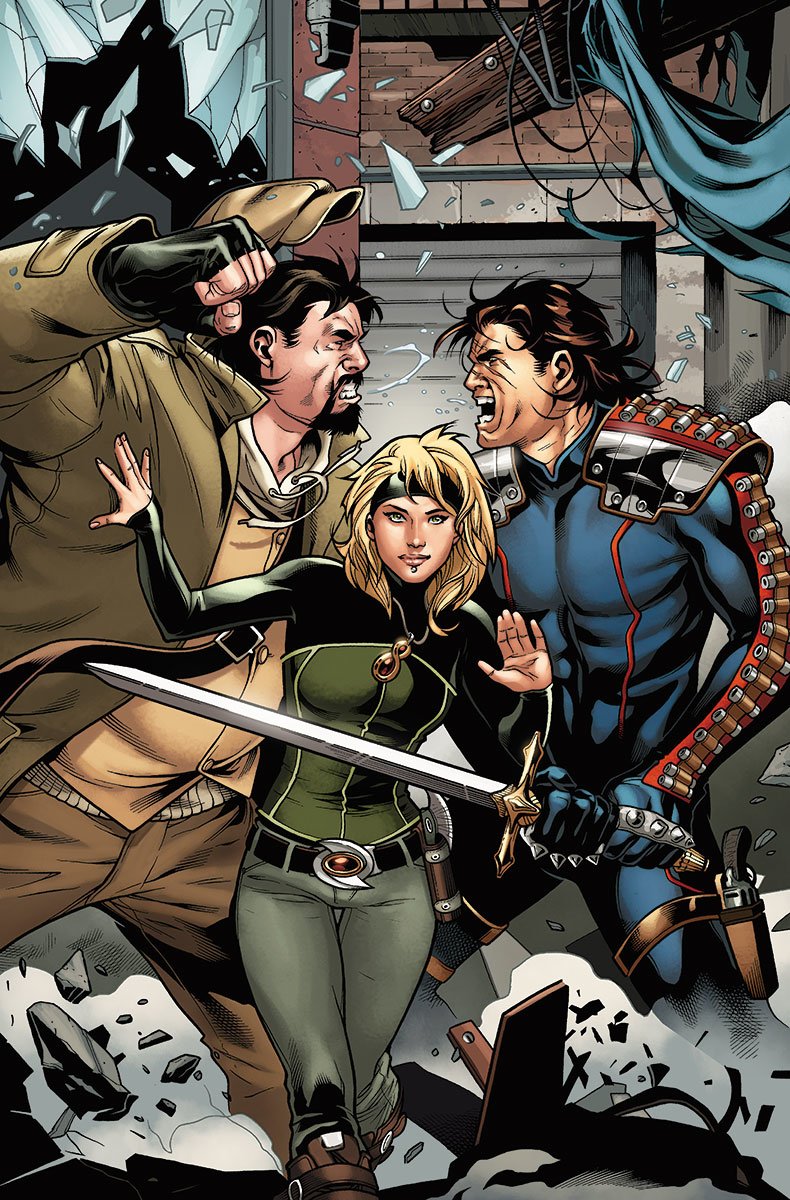 Download Comic Archer & Armstrong Art