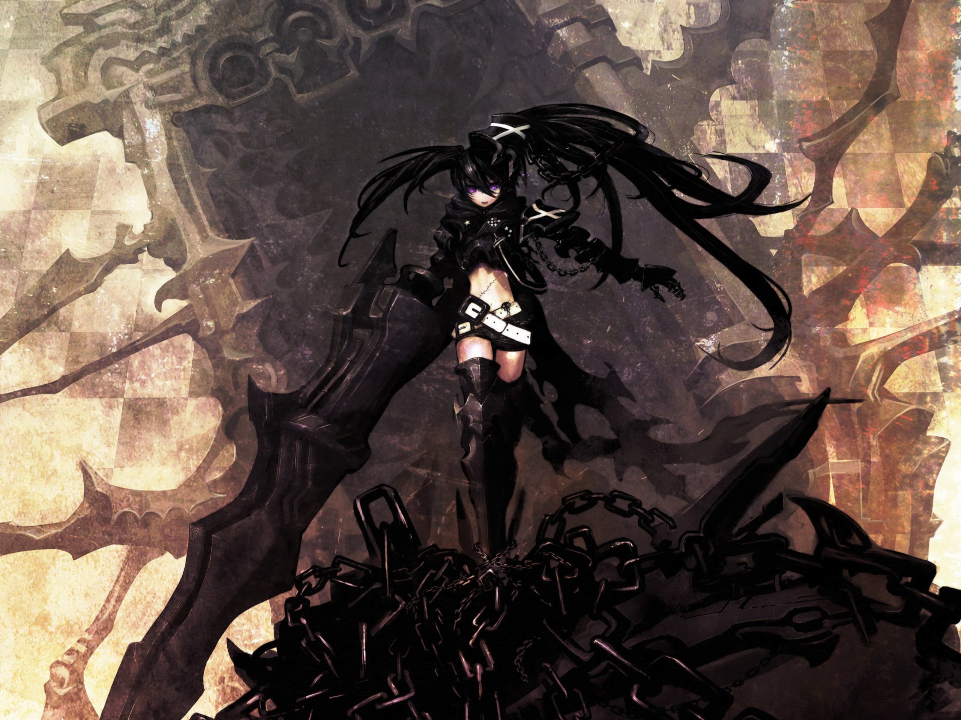 Download Insane Black Rock Shooter Anime Black Rock Shooter Art