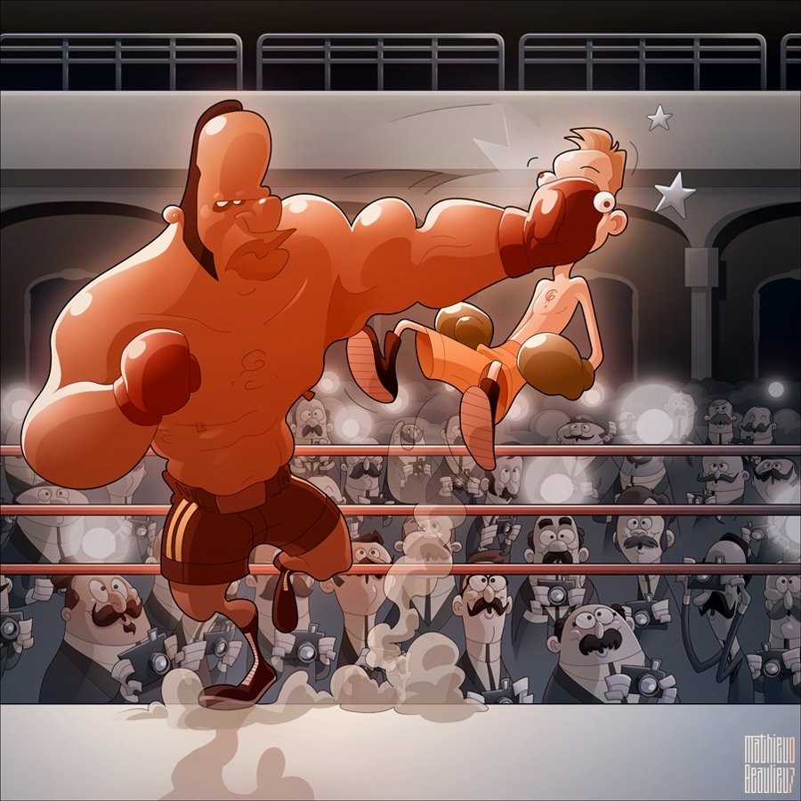 Download Funny Boxing Art