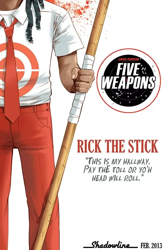 Comic five weapons Image
