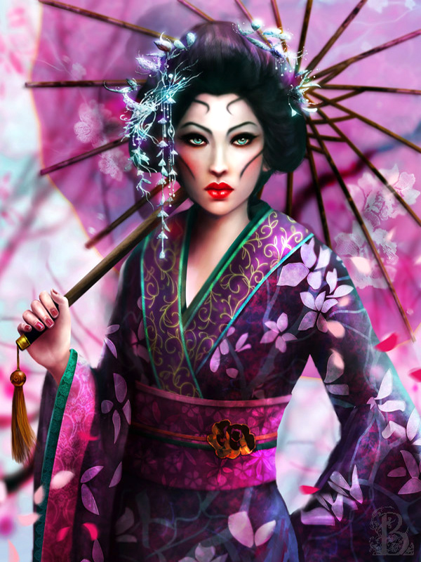 Sakura Geisha Art - ID: 52187