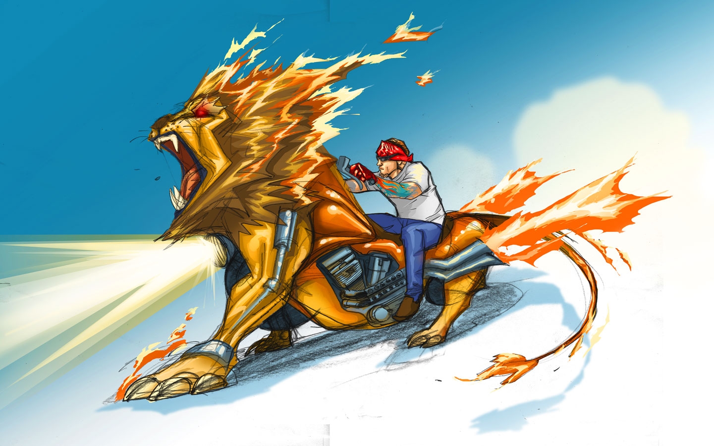 halfords lion king bike