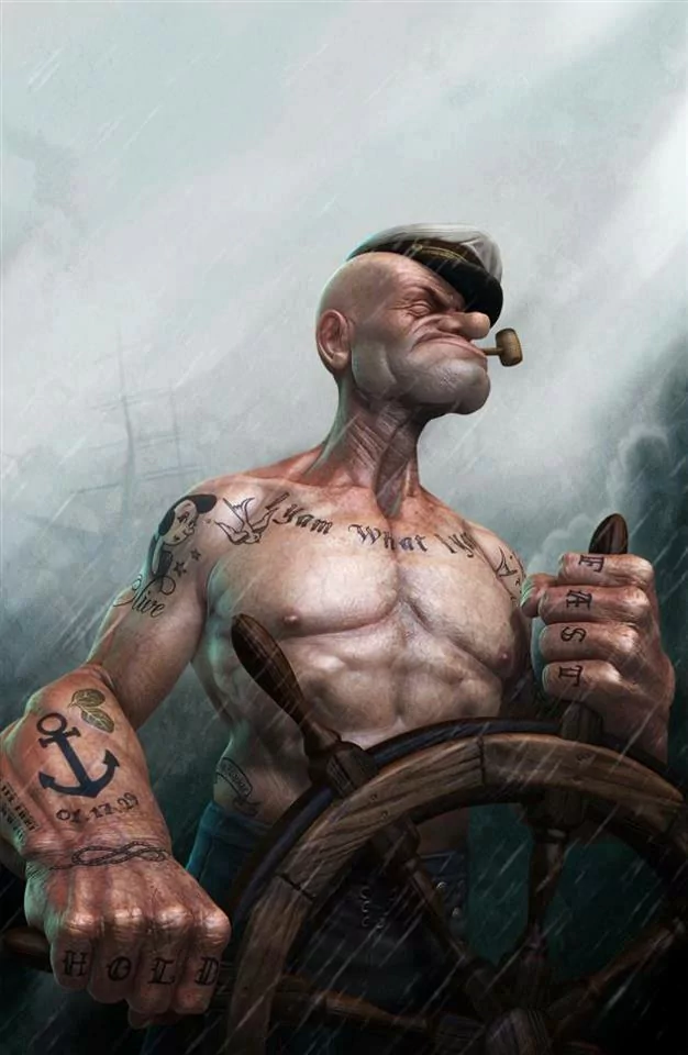 artistic Popeye Image