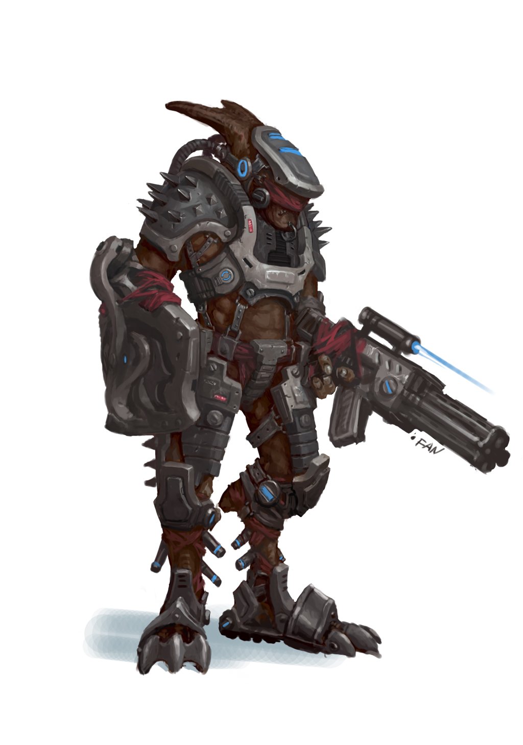 Download Sci Fi Warrior Art
