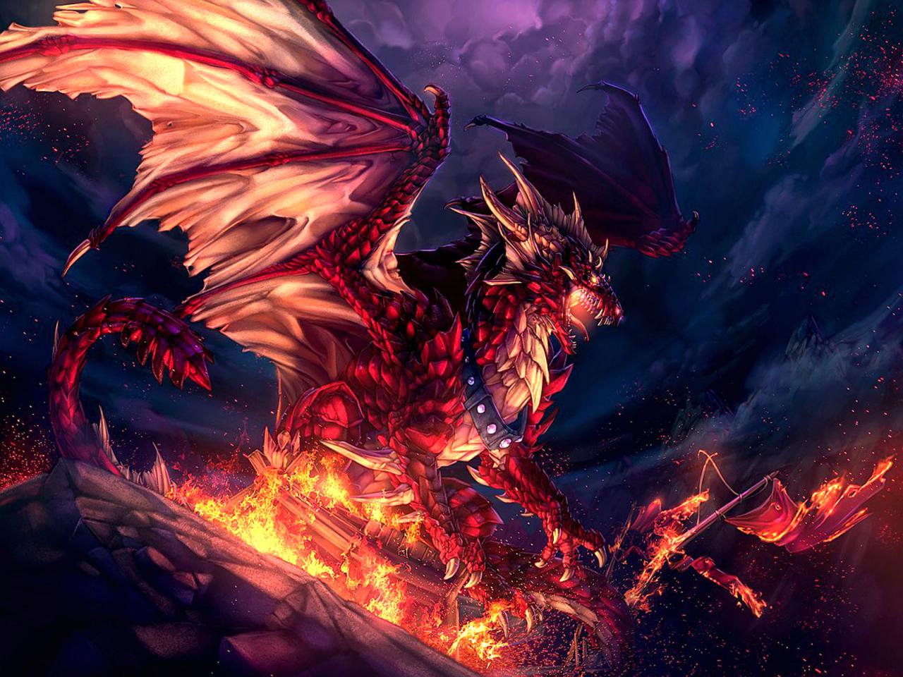 Red Dragon Art Id 52803 Art Abyss