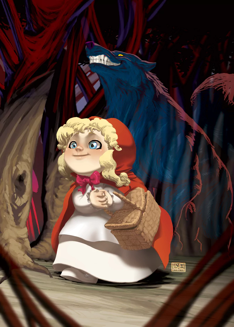 fantasy red riding hood Image