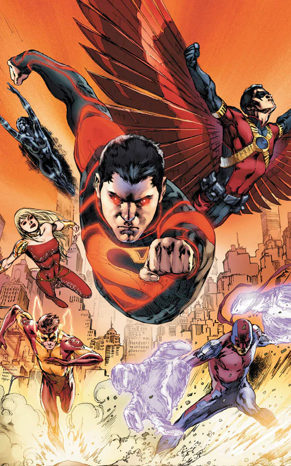 Solstice (DC Comics) DC Comics Red Robin Bar Torr Kid Flash Wonder Girl Tim Drake Conner Kent Superboy Comic Teen Titans Image