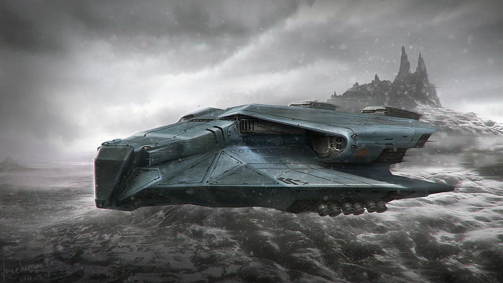 Download Sci Fi Spaceship Art