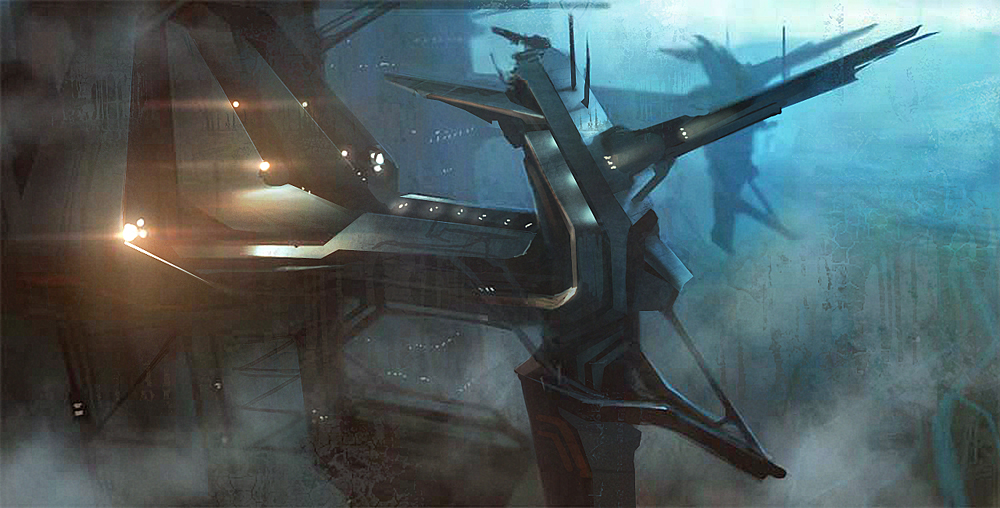 Download Sci Fi Landscape Architecture Concept Art Futuristic Art