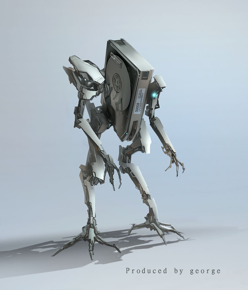 Hard Disk Robot by Feng Guo