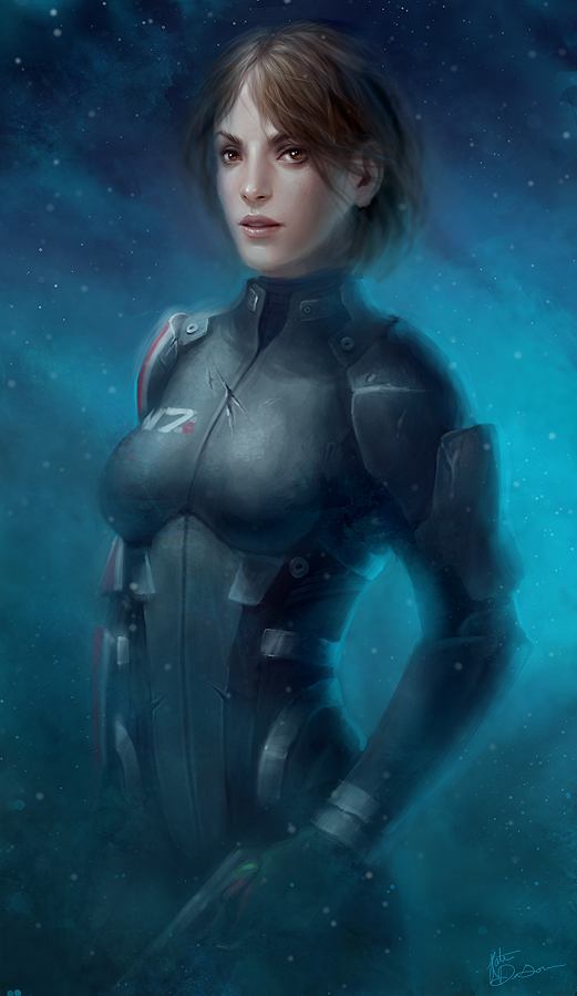 Commander Shepard  by katiedesousa