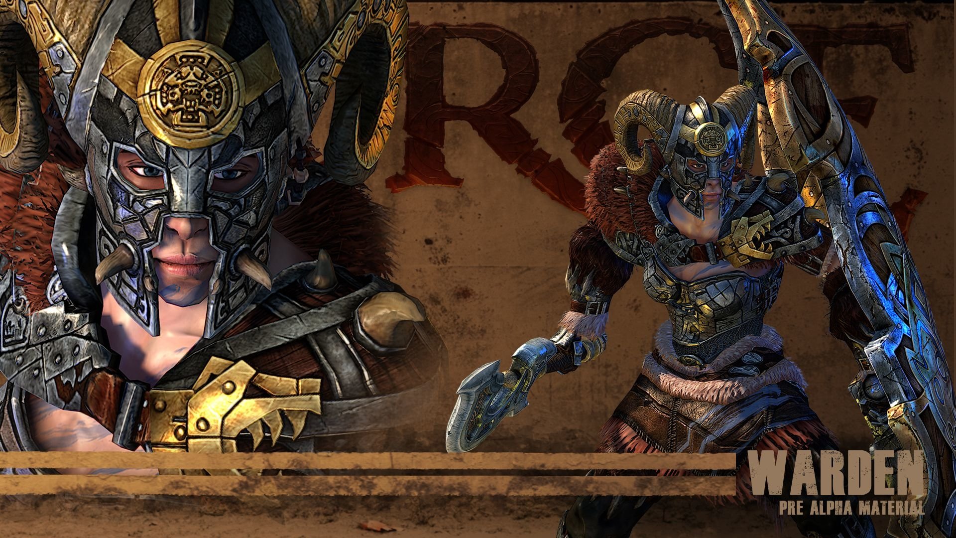 Download Warrior Warden Video Game Forge Art