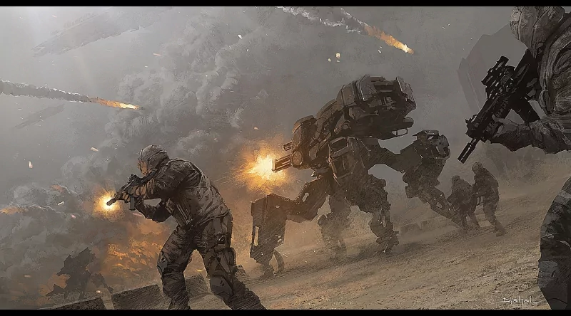 Sci Fi battle Image