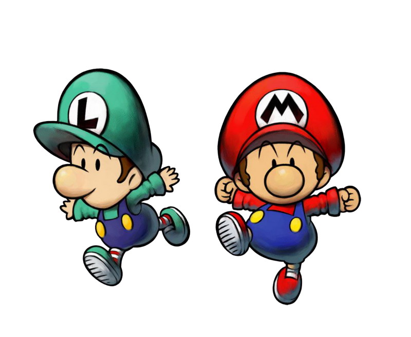 Baby Mario and Luigi