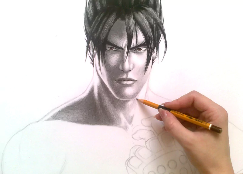  Jin Kazama in progress
