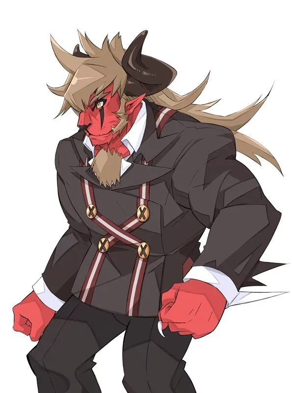 video game the god and fate revolution paradox demon Anime red skin Image