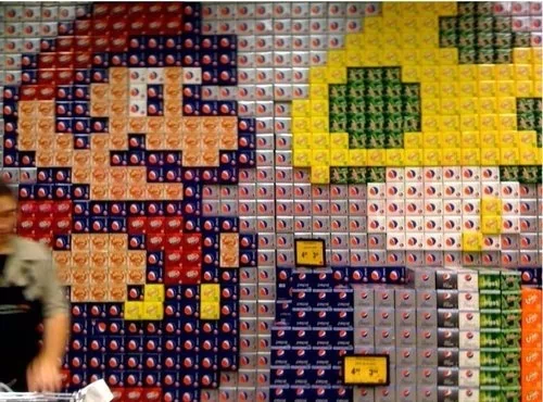  Super Mario Soda Display