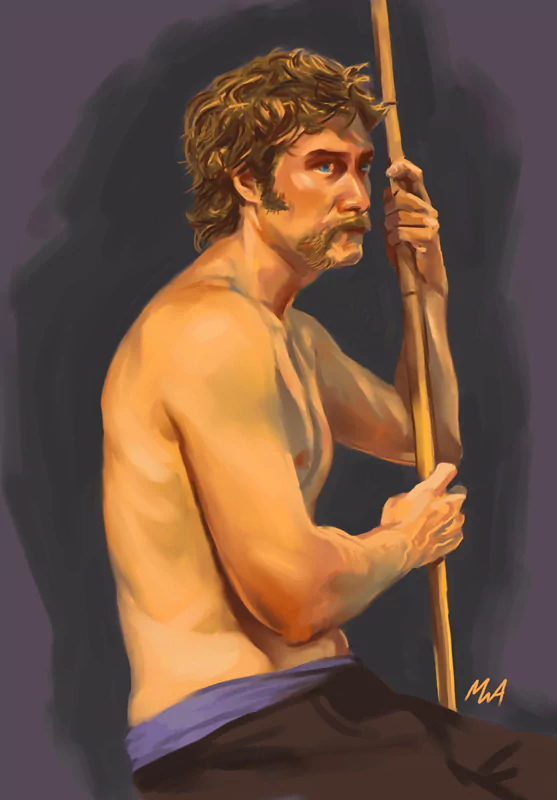  Figure Study- Painter by ChaoticKnight