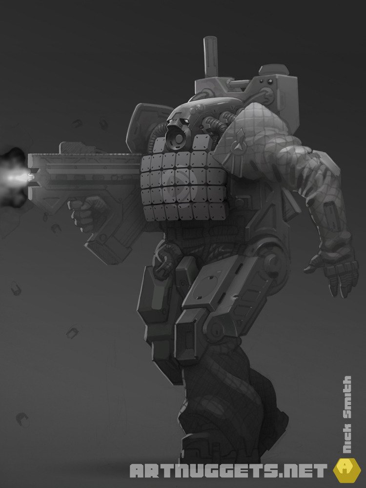 Download Sci Fi Warrior Art