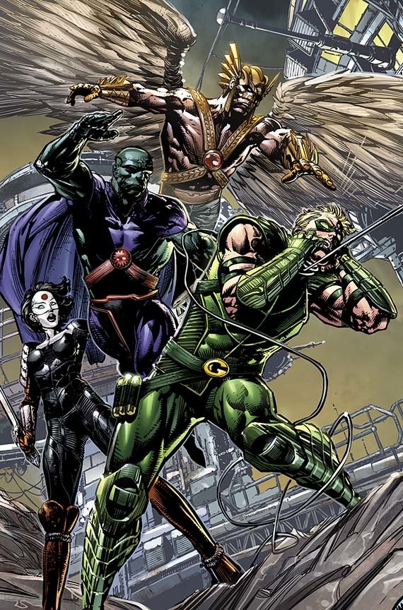 Download Oliver Queen Katar Hol DC Comics Martian Manhunter Katana (DC Comics) Green Arrow Hawkman (DC Comics) Comic Justice League Art