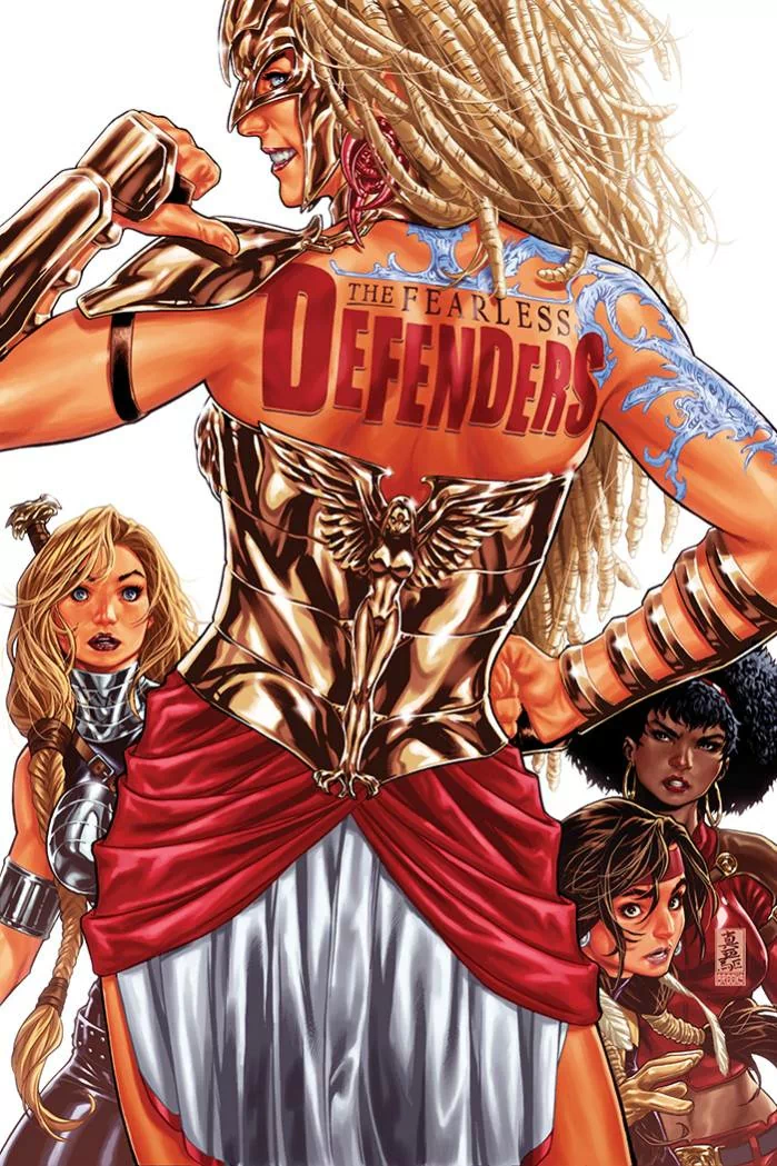 Comic the fearless defenders Image