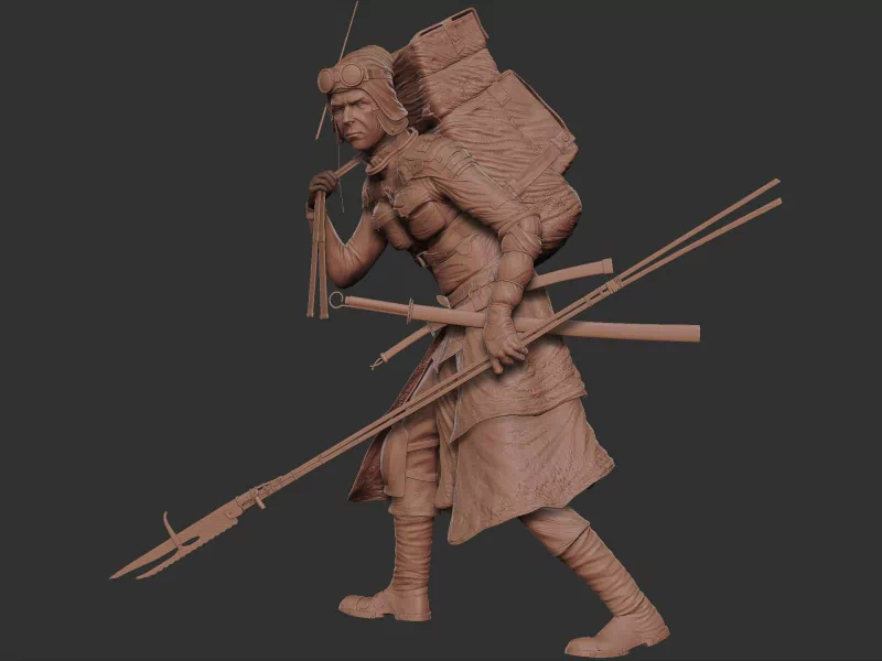  The Scavenger Zbrush shot_01 by budathome