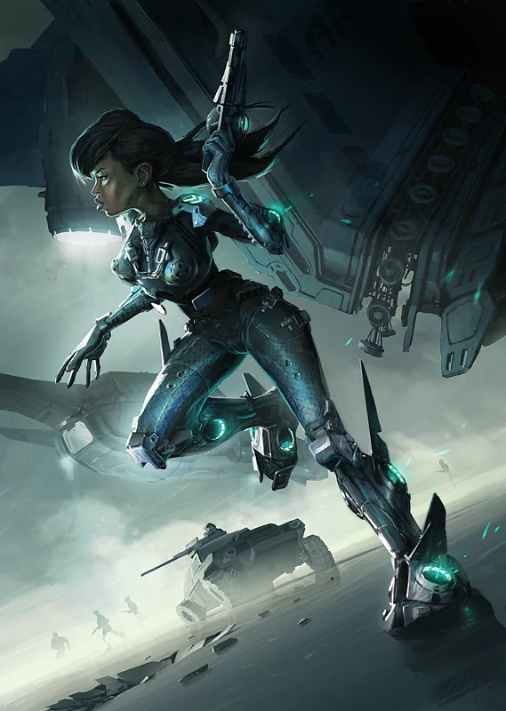  Sci Fi Woman by Michal Lisowski