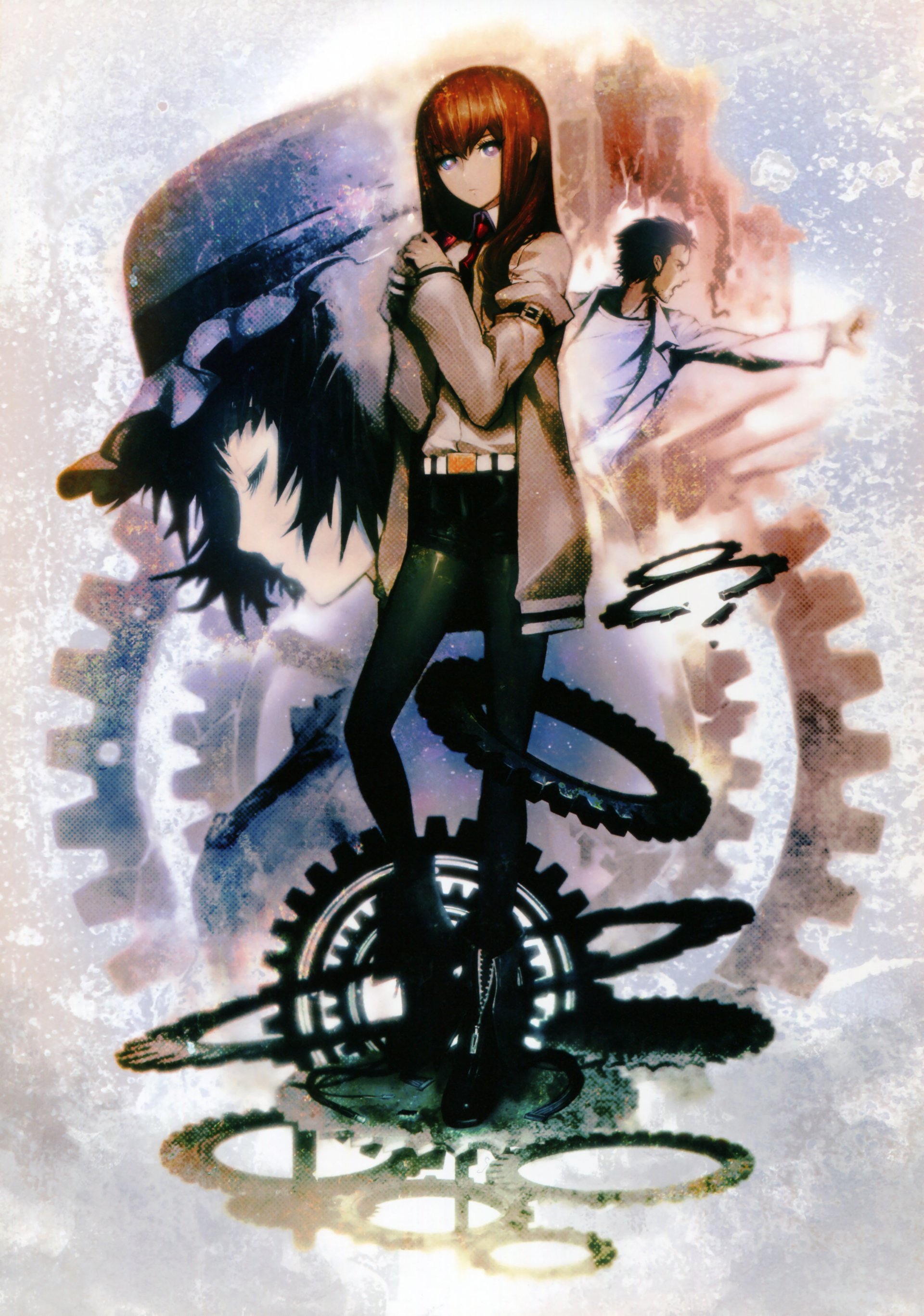 Collier Steins Gate – 3 Pendentifs Gears Of Fate En Métal, Accessoire Fan Anime Et Décoration Geek