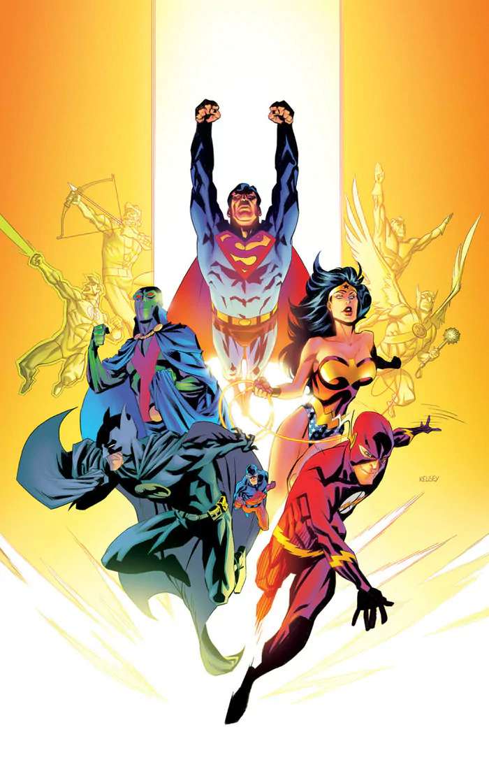 Flash Aquaman Green Lantern Green Arrow Hawkman (DC Comics) Atom (DC Comics) Batman Wonder Woman Martian Manhunter Superman Comic Justice League Image