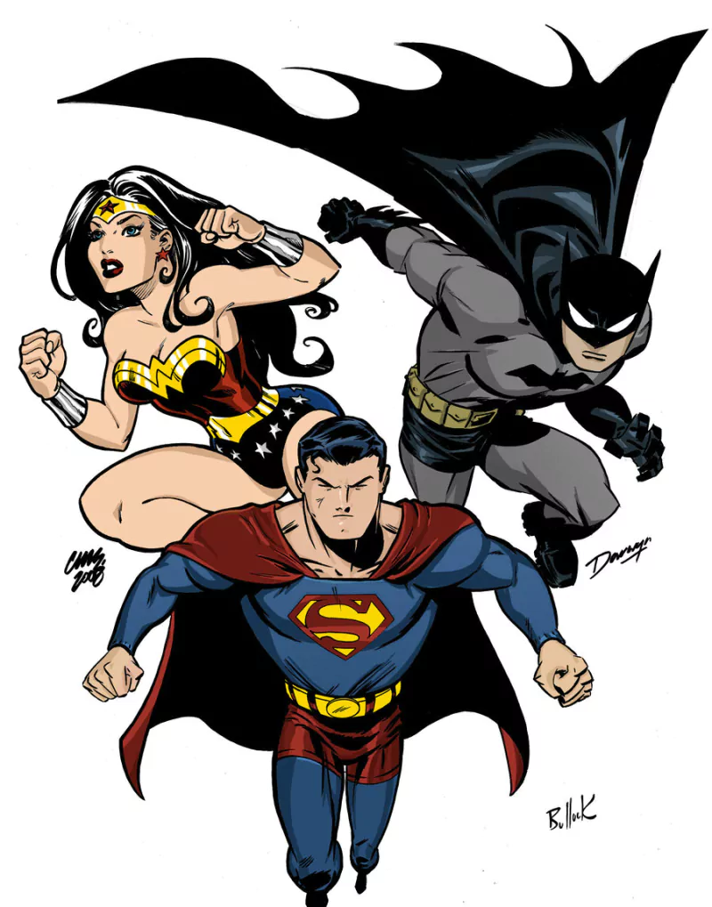 DC Comics Wonder Woman Superman Batman Comic dC trinity Image