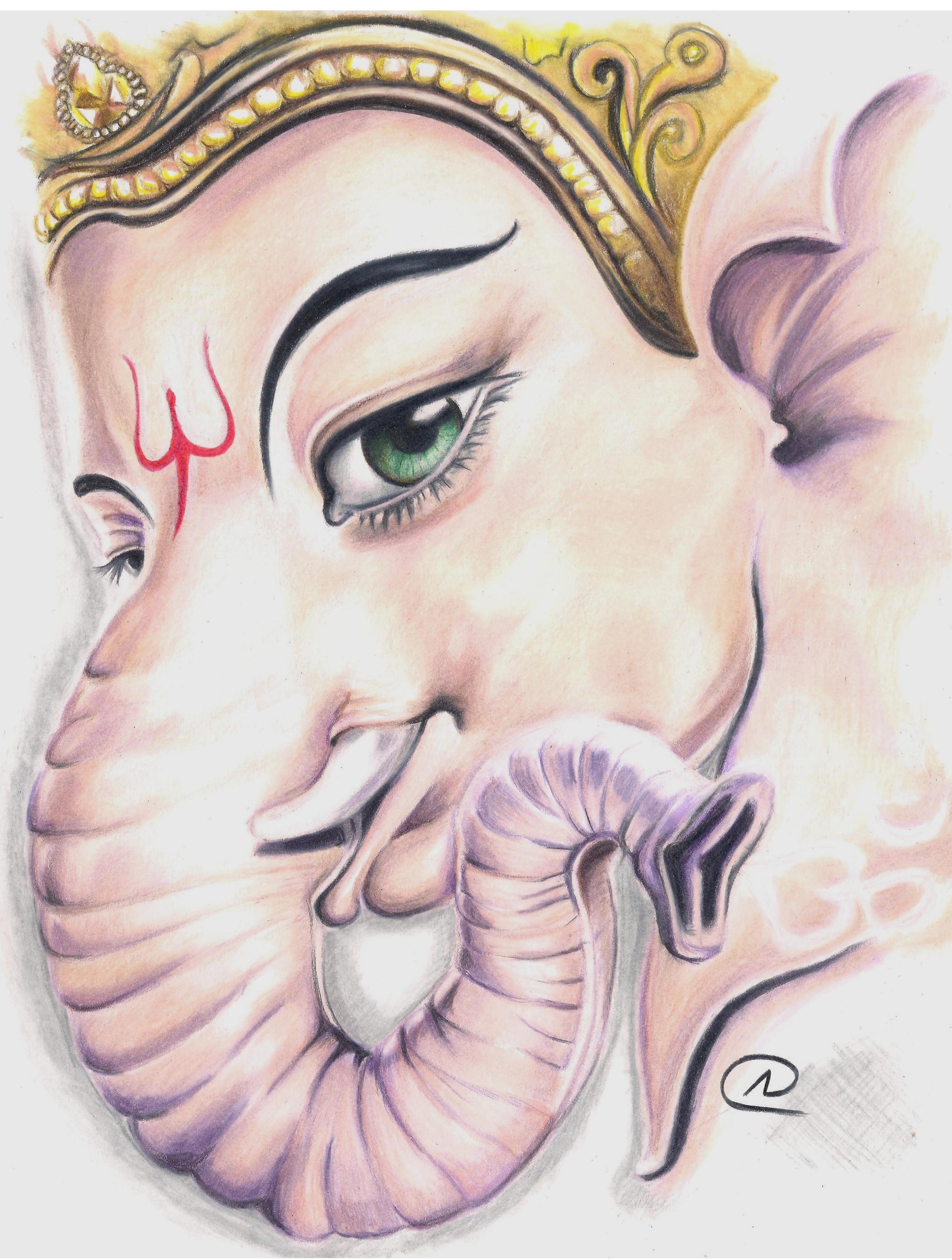 Ganesh Ji Art ID 55415 Art Abyss