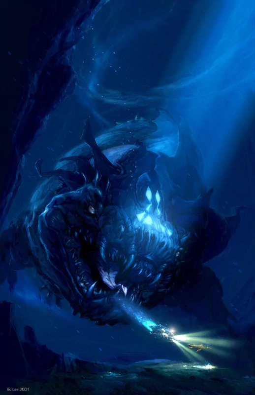  underwater_dino by Ed Lee