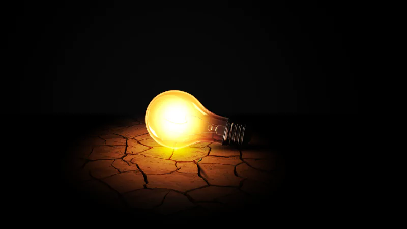 man made light bulb Image