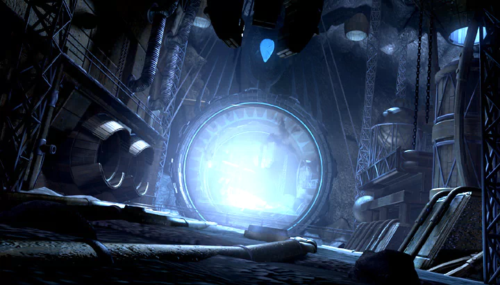 Sci Fi portal sci fi portal futuristic technology Image