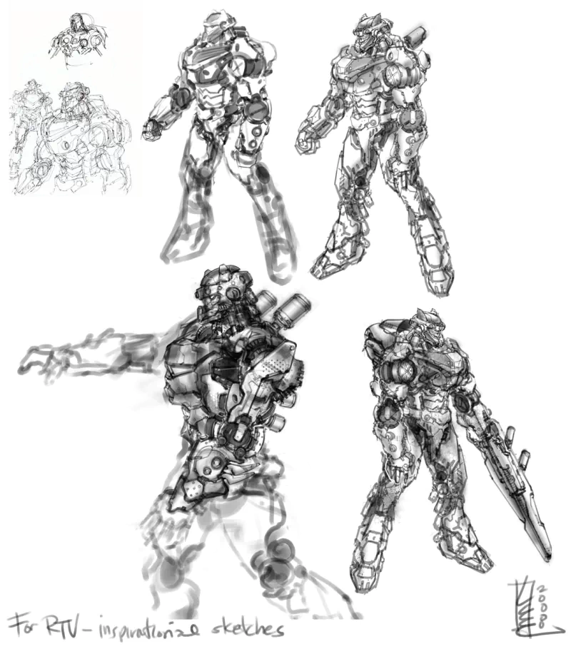  RTV inspiration sketches by Ed Lee