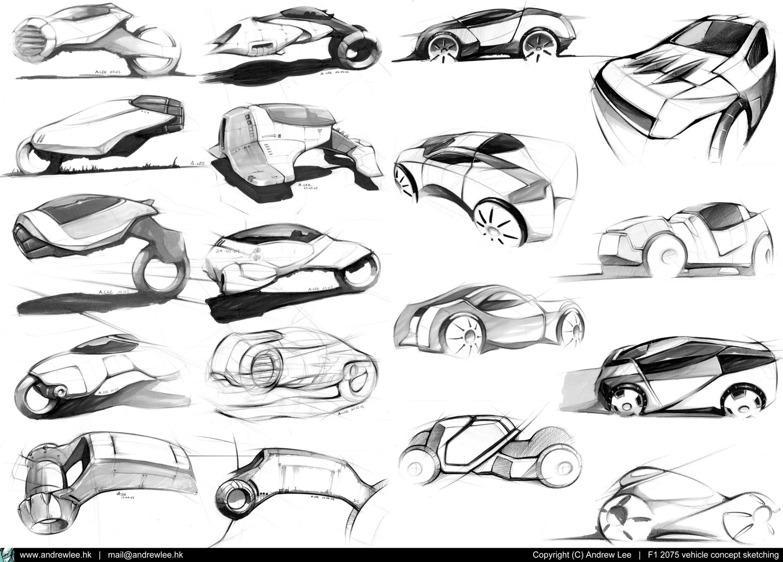 F1 2075 concept sketching by andrewlee