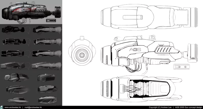  AGS 2006 gun concept by andrewlee