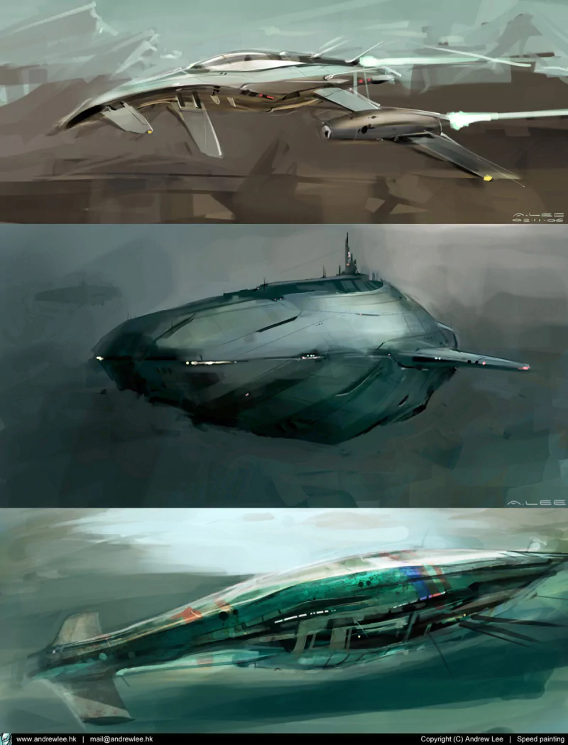  Speed painting by andrewlee