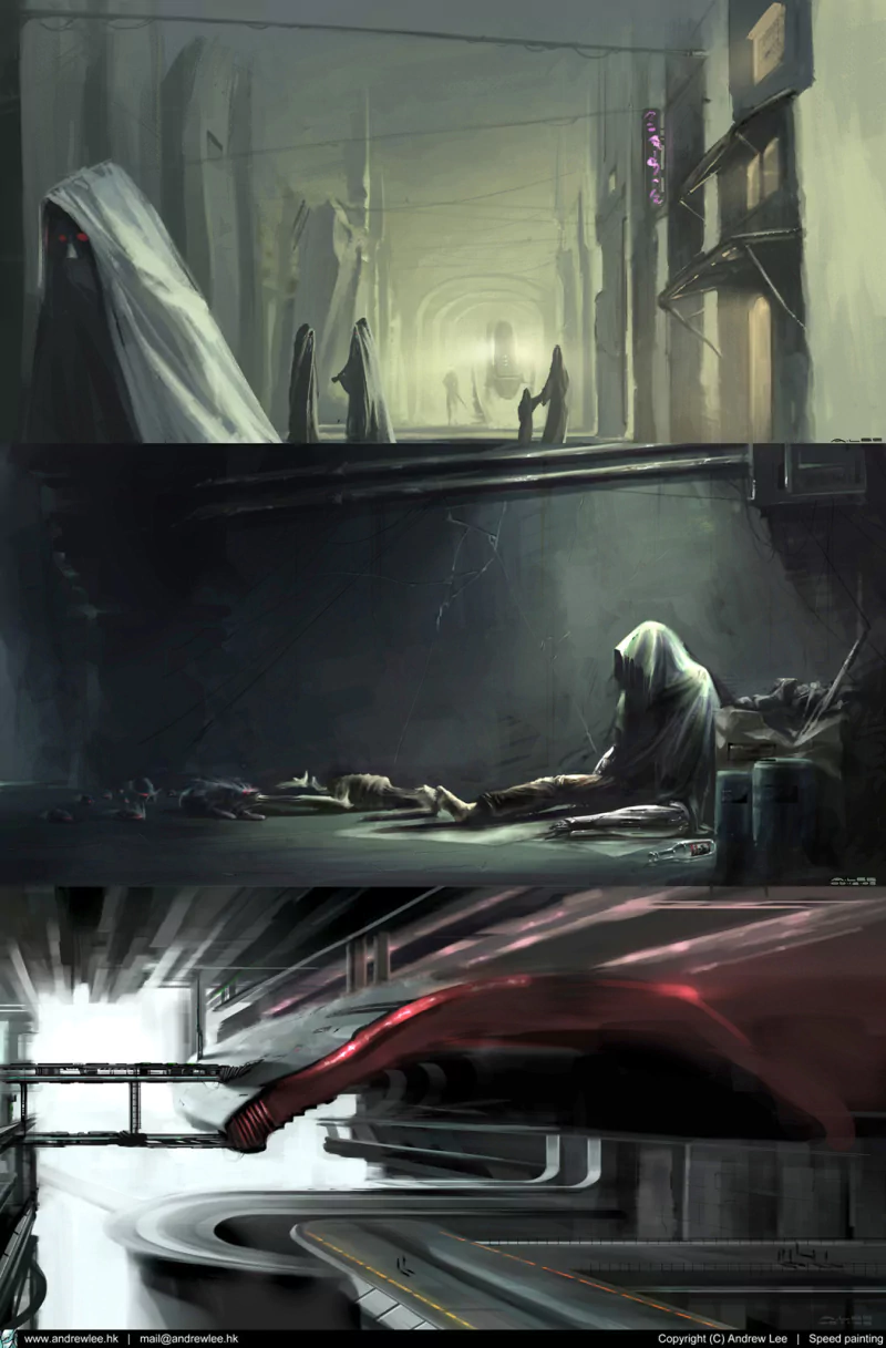  Speed painting by andrewlee